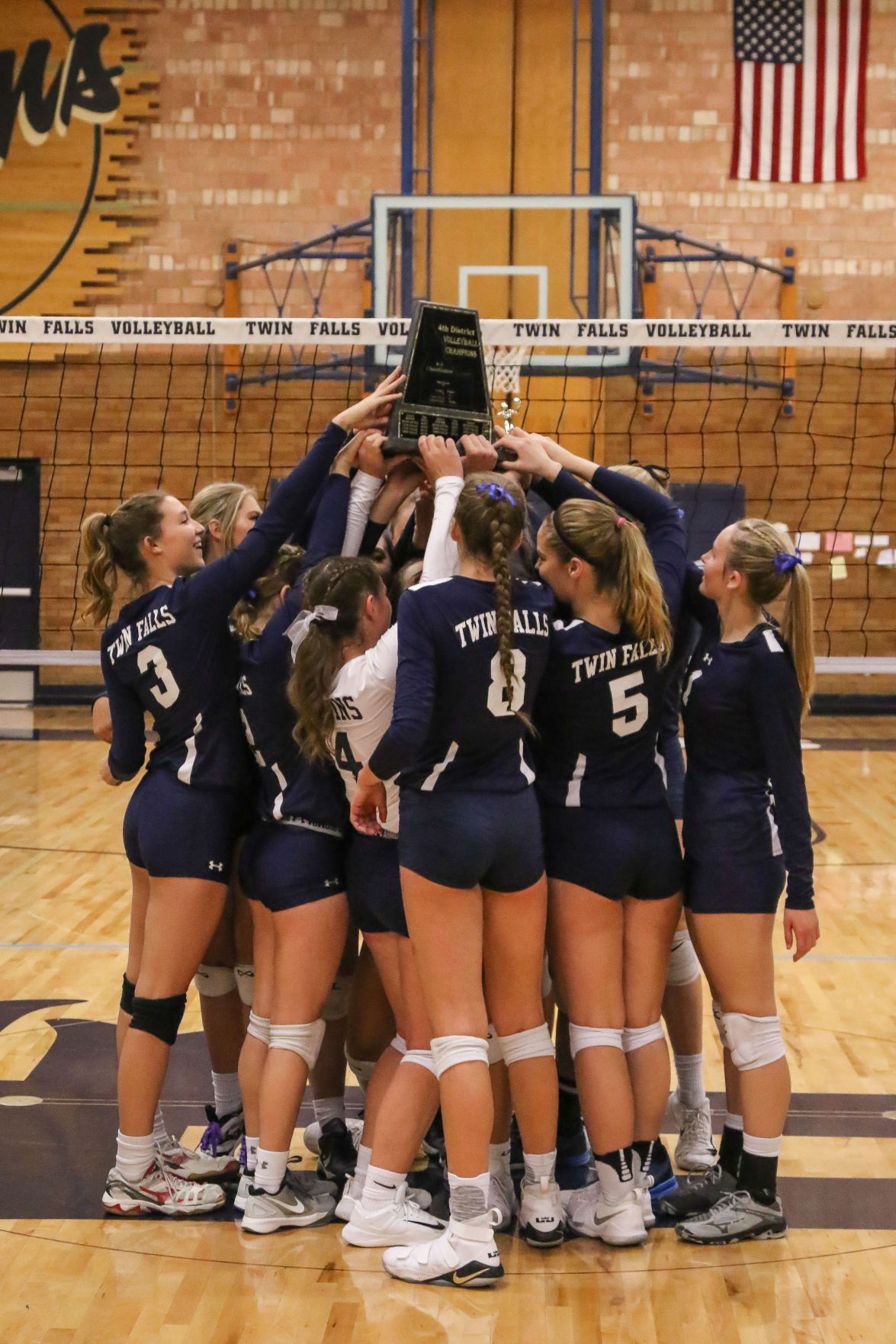 Twin Falls vs. Burley volleyball